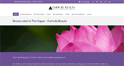 Desktop Screenshot of farmdebeauty.nl